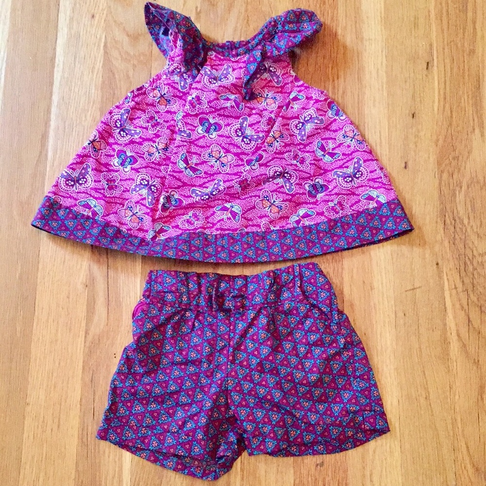 EUC Du Pareil au meme 2 piece outfit size 12m